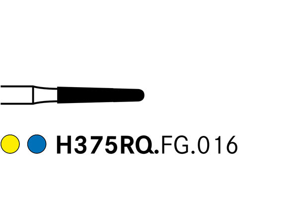 Chargez l'image dans la visionneuse de la galerie, Komet H375RQ.FG.016 Carbide Q-Finisher Bur