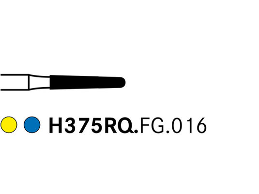 Komet H375RQ.FG.016 Carbide Q-Finisher Bur