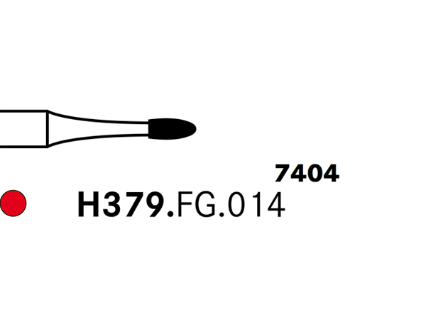 Load image into Gallery viewer, Komet H379.FG.014 Carbide Bur
