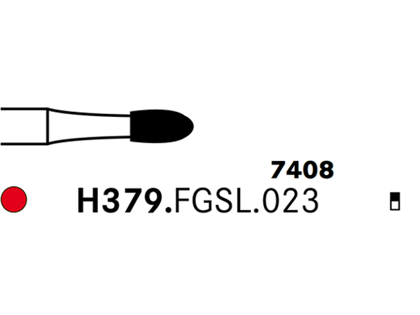 Load image into Gallery viewer, Komet H379.FGSL.023 Carbide Bur
