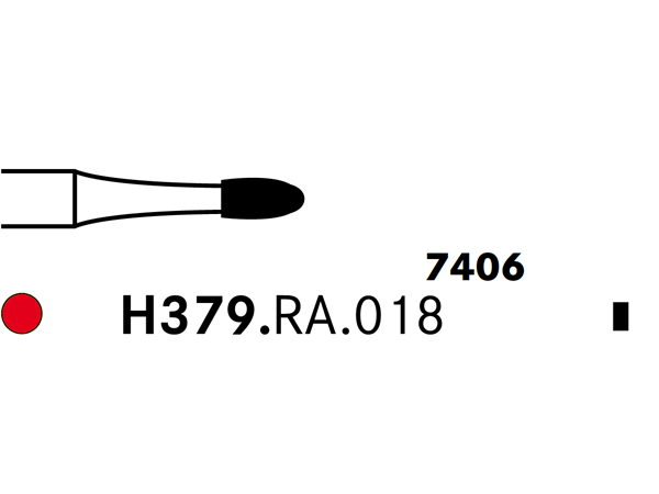 Load image into Gallery viewer, Komet H379.RA.018 Carbide Bur
