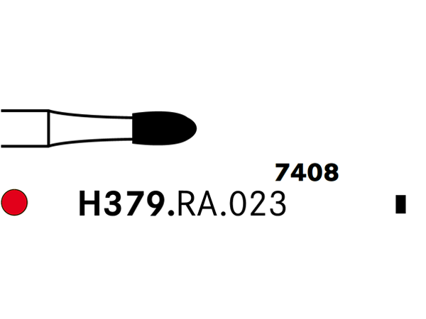 Load image into Gallery viewer, Komet H379.RA.023 Carbide Bur
