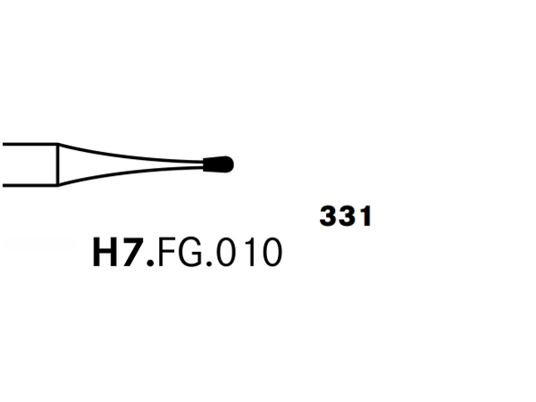 Load image into Gallery viewer, Komet H7.FG.010 Carbide Bur