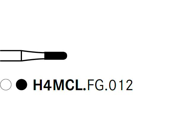 Chargez l'image dans la visionneuse de la galerie, Komet H4MCL.FG.012 Carbide Bur