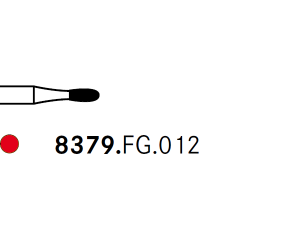 Load image into Gallery viewer, Komet 8379.FG.012 Diamond Bur