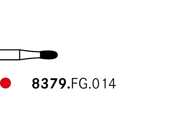 Load image into Gallery viewer, Komet 8379.FG.014 Diamond Bur
