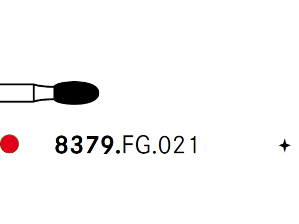 Load image into Gallery viewer, Komet 8379.FG.021 Diamond Bur