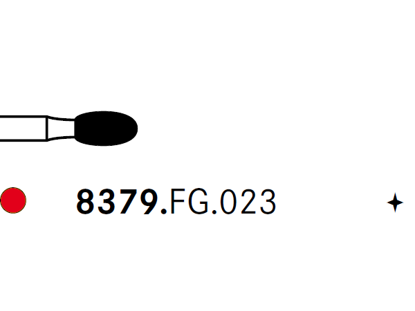 Load image into Gallery viewer, Komet 8379.FG.023 Diamond Bur