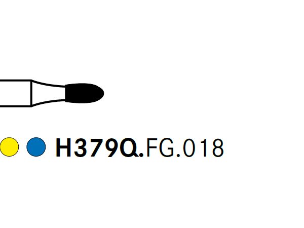 Load image into Gallery viewer, Komet H379Q.FG.018 Carbide Bur