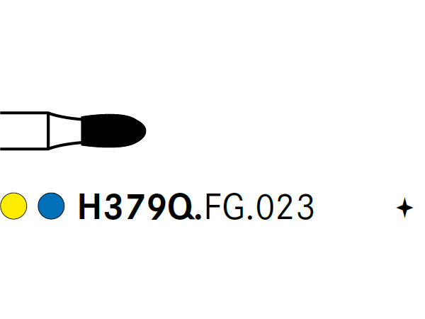 Load image into Gallery viewer, Komet H379Q.FG.023 Carbide Bur