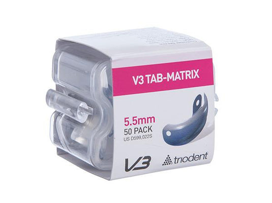 Triodent V3 5.5mm Tab-Matrix 50 Pack