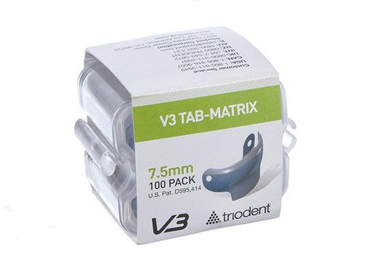 Triodent V3 7.5mm Tab-Matrix 100 Pack