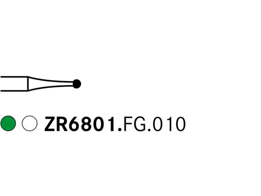 Komet ZR6801.FG.010 Zirconia Grinder Diamond Bur