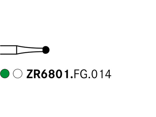 Komet ZR6801.FG.014 Zirconia Grinder Diamond Bur