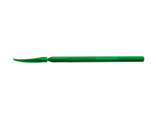 Large Green Wedge Wand
