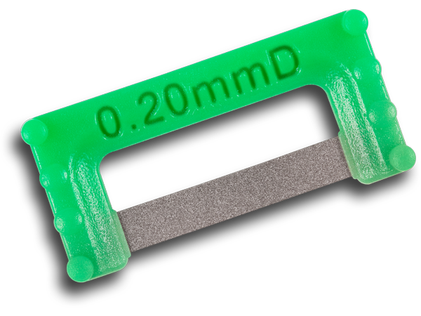 Load image into Gallery viewer, ContacEZ IPR Strip Green Extra-Widener 0.25mm