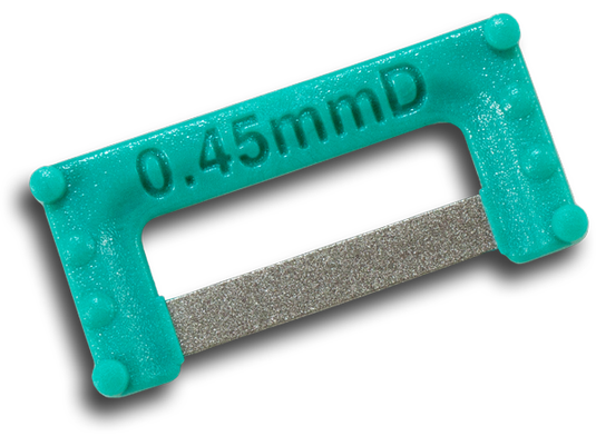 ContacEZ IPR Strip Turquoise Double-Sided Widener 0.45mm