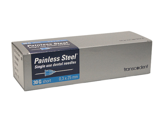 Transcodent™ Painless Steel® Dental Injection Needles 100-Pack