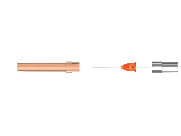 Load image into Gallery viewer, Transcodent™ Painless Steel® Dental Injection Needle with front and back cap

