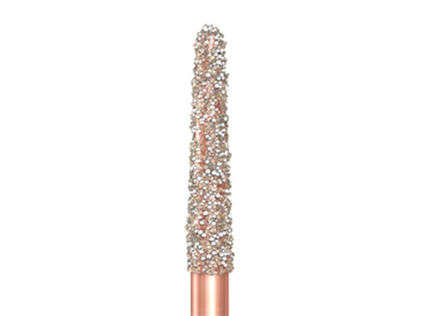 Load image into Gallery viewer, Komet® DIAO KP6879K Tapered Modified Chamfer Long Diamond Preparation Bur
