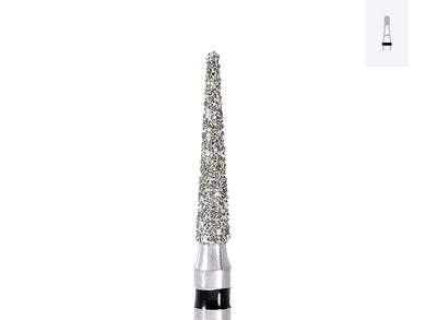 5858 super-coarse thin and tapered pointed diamond bur