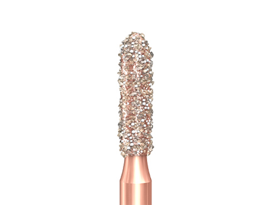 Fraise diamantée Komet® DIAO KP6877 à chamfrein modifié parallèle court