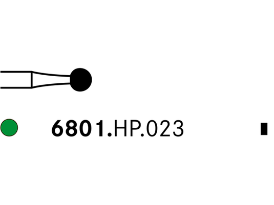 Komet 6801.HP.023 Diamond Bur