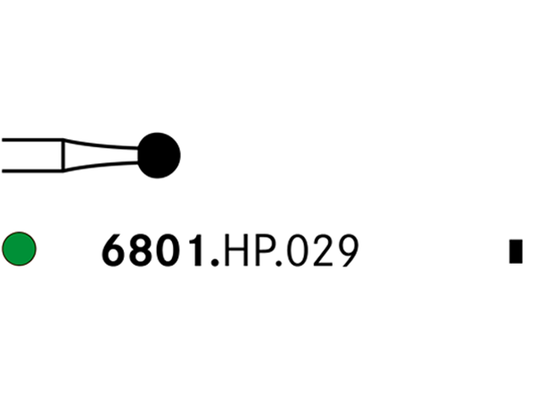 Komet 6801.HP.029 Diamond Bur