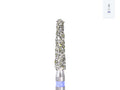847KRXC Deep Purple Extra-Coarse Modified Tapered Diamond Preparation Bur
