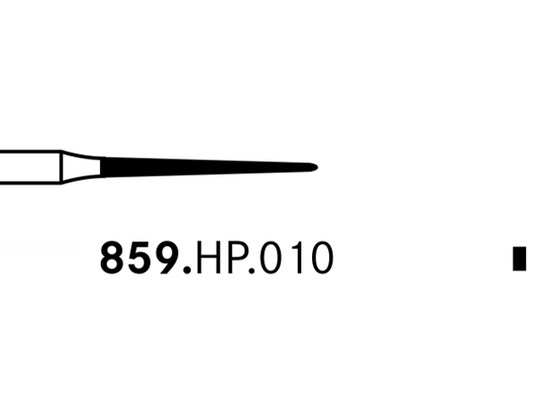 Komet 859.HP.010 Needle Diamond Laboratory Bur