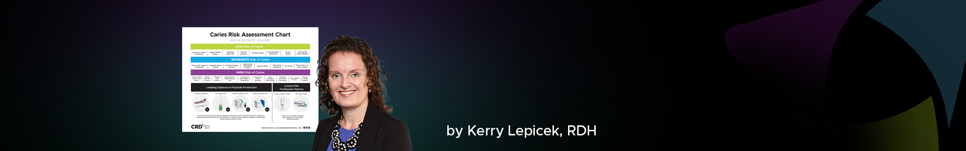 Blog banner featuring Kerry Lepicek and a chart