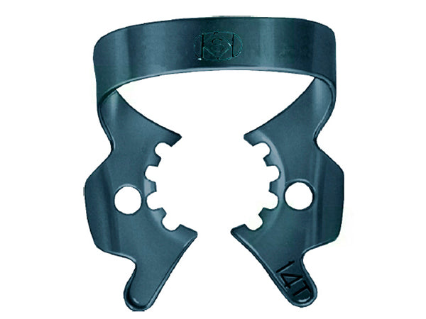 Load image into Gallery viewer, Black oxide rubber dam clamp 14T

