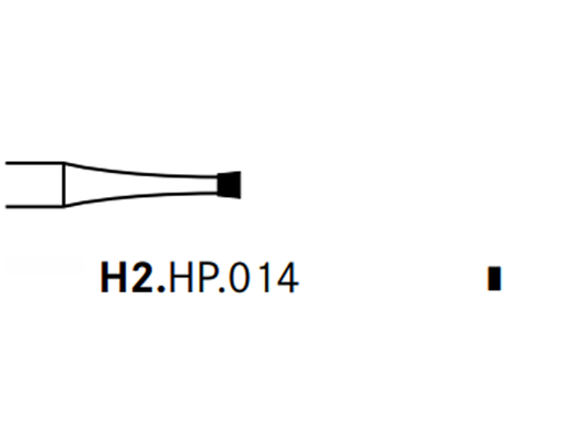 H2.HP.014 Inverted Cone Tungsten Carbide Laboratory Bur