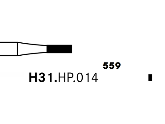 Komet H31.HP.014 Carbide Laboratory  Bur