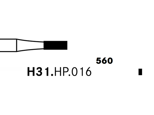Komet H31.HP.016 Carbide Laboratory Bur