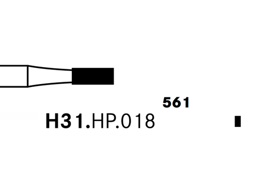 Komet H31.HP.018 Carbide Laboratory Bur