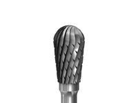 Komet H77ACR Acrylic Carbide Lab Cutter in detail with white background