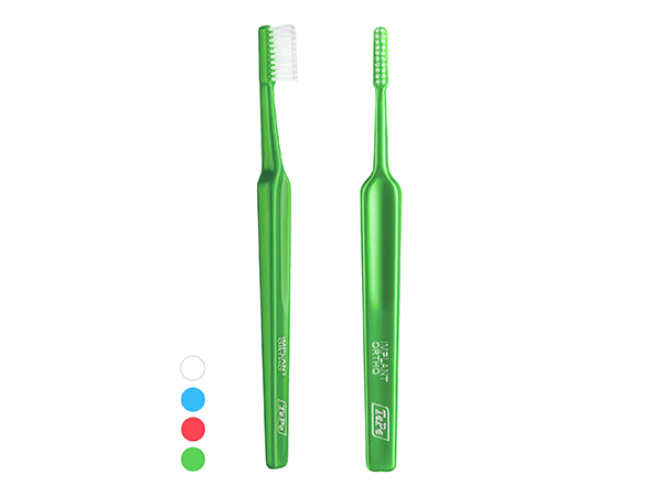 Load image into Gallery viewer, Green Tepe Implant ortho toothbrushes
