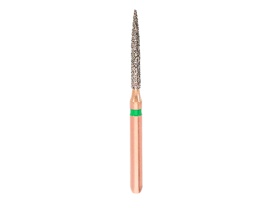 Fraise diamantée Komet® DIAO KP6863 à bord tranchant en forme de plume