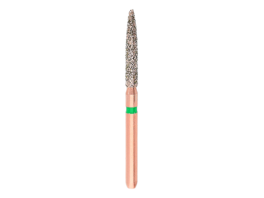Fraise diamantée Komet® DIAO KP6863 à bord tranchant en forme de plume