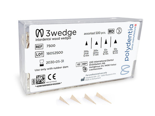 Polydentia 3wedge Interdental Wood Wedges