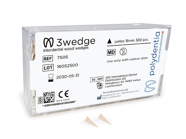 Load image into Gallery viewer, Polydentia 3wedge Interdental Wood Wedges
