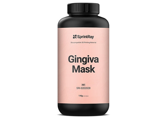 sprintray bottle gingiva mask