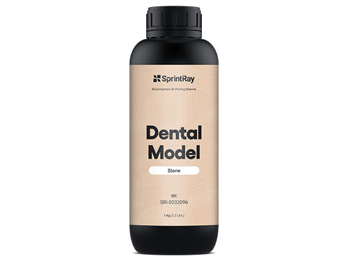 sprintray dental model stone shade
