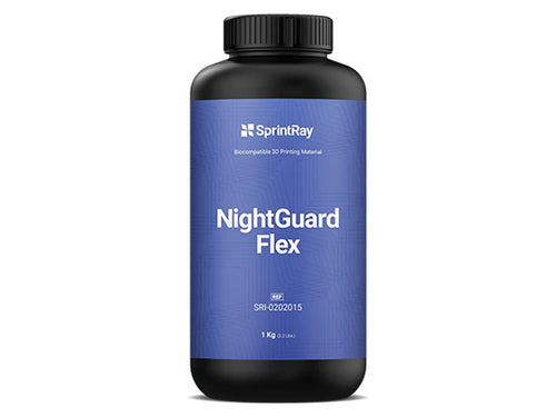 sprintray nightguard flex 3D material