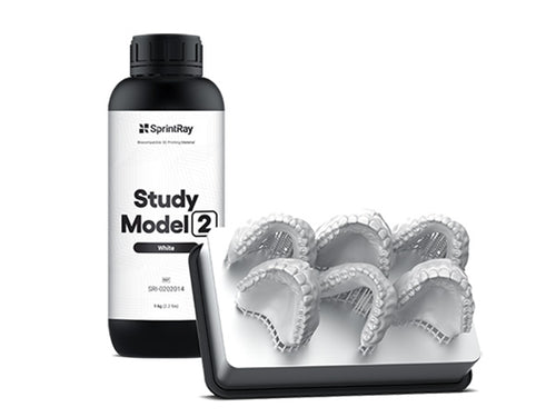 sprintray study model 2 with sample model print