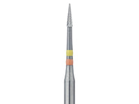 carbide finishing bur with fine shape and length is 3mm, comes in  5 pack