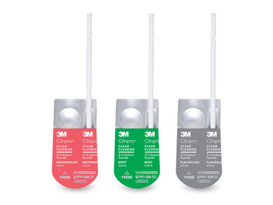 clinpro varnish flouride treatment family three flavours