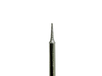 Extra fine grit diamond needle dental bur.