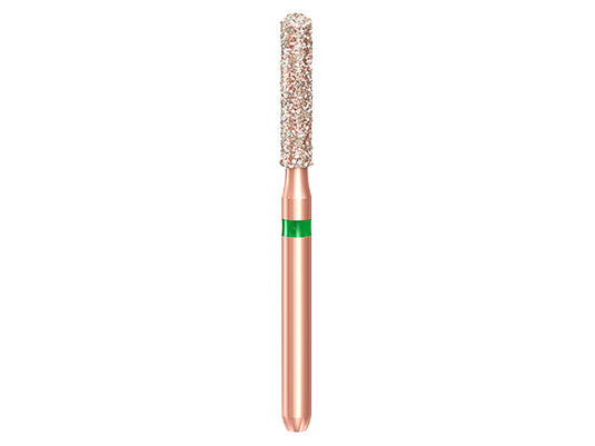 Fraise diamantée cylindrique modifiée Komet® DIAO KP6837 pour la préparation des surfaces grossières